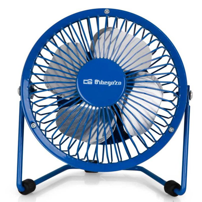 Orbegozo Mini Ventilador USB PW 1026 Azul Orbegozo Mini Ventilador USB PW 1026 Azul